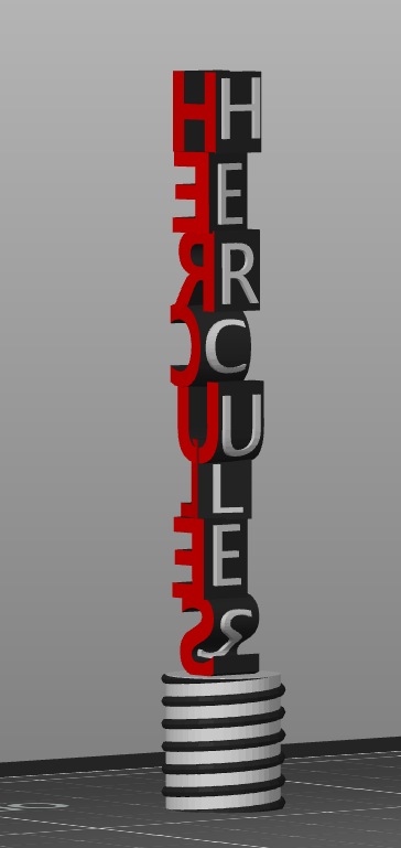 Hercules Encoder - mit gestapeltem Schriftzug