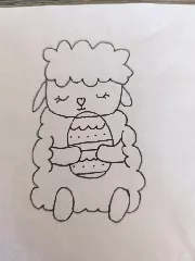 Easter lamb cookie cutter - formička velikonoční beránek