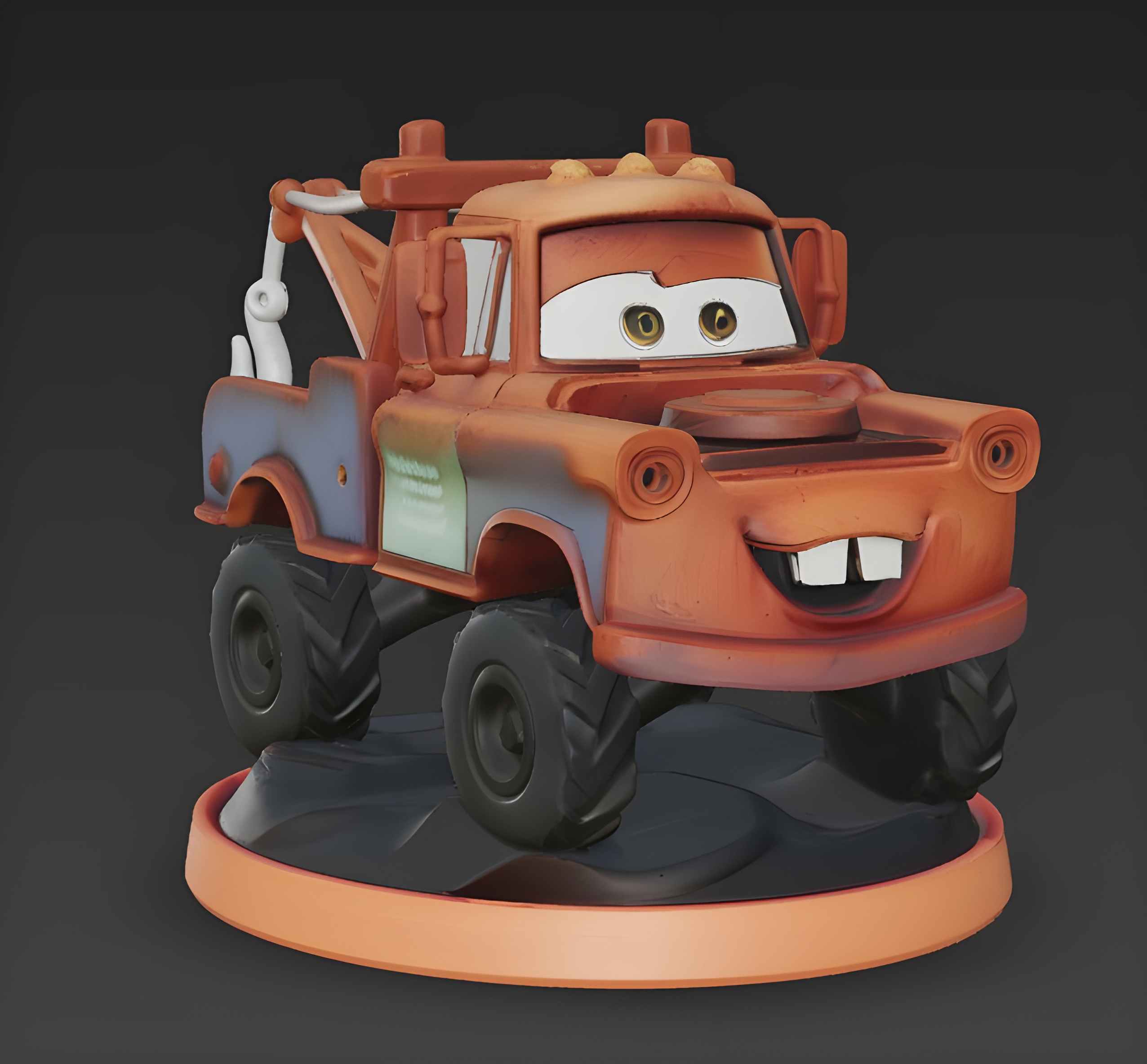 Mater Cars Crash Derby Model