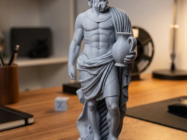 Greek man statue