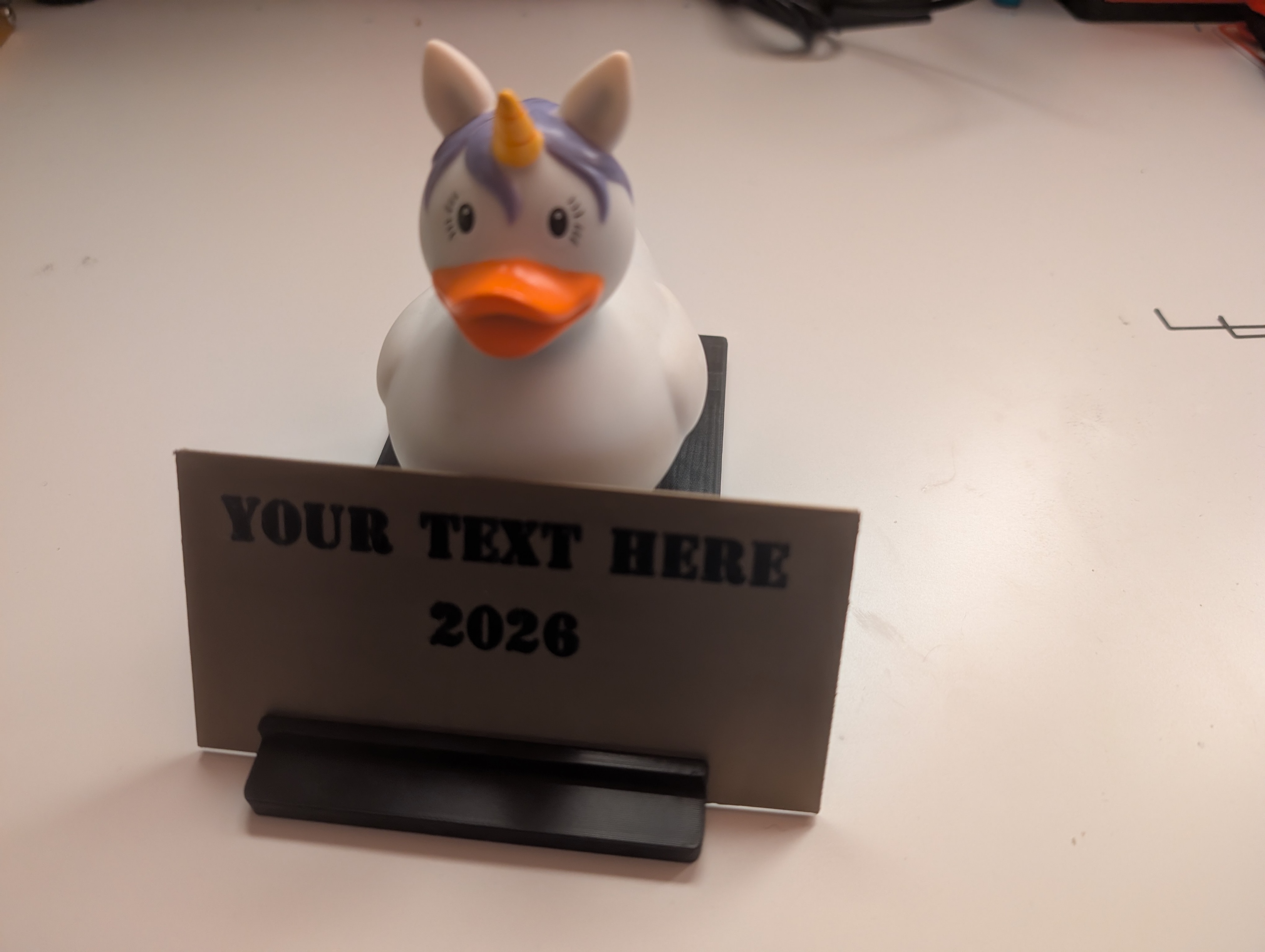 Trophy Stand with plaque