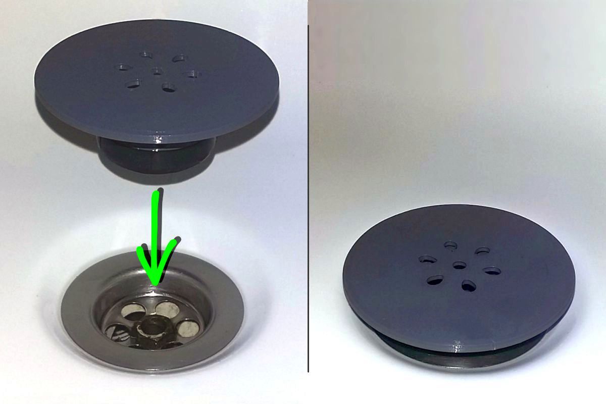 Hair catcher for bathtub or shower drain