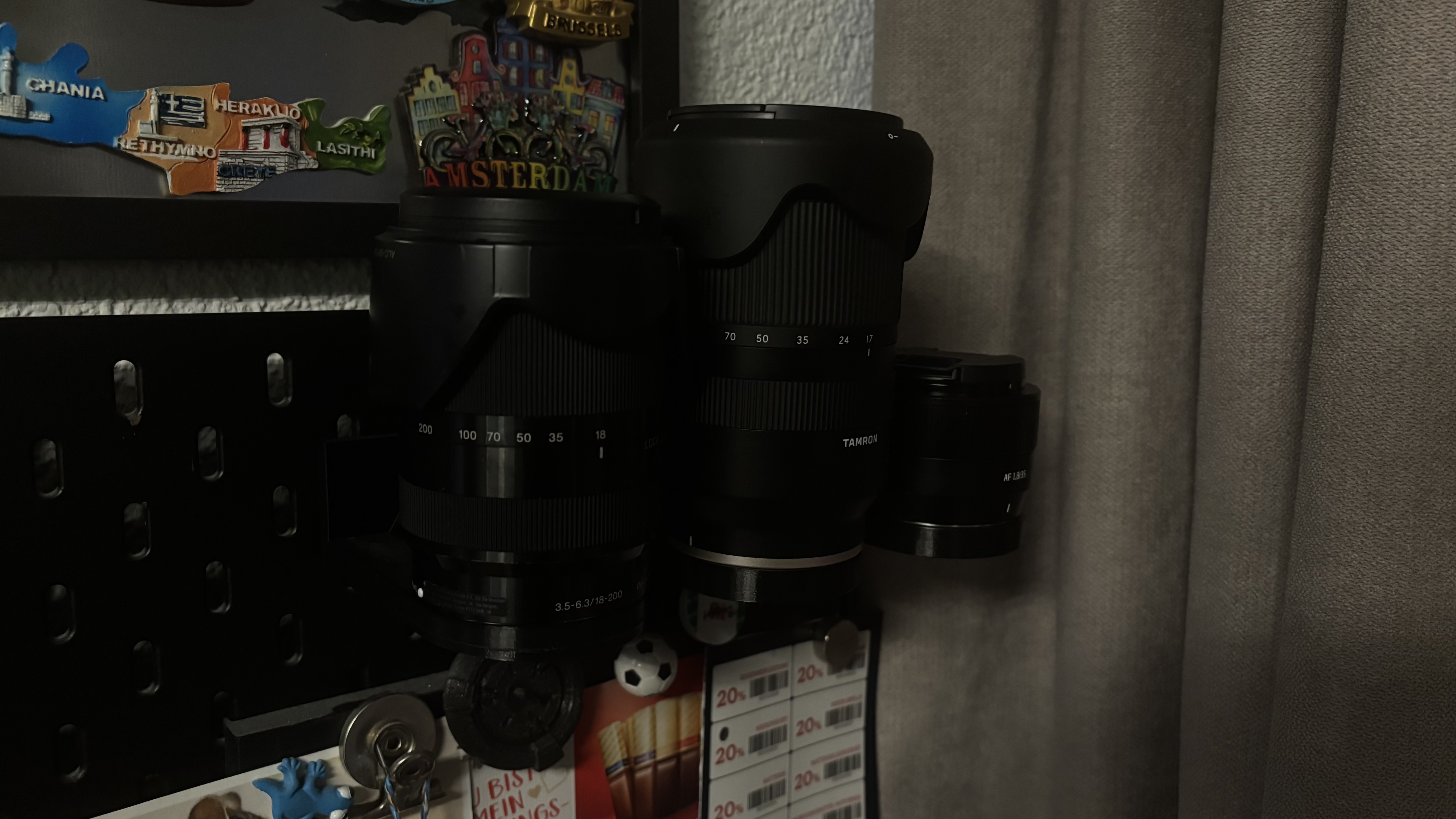 Sony E Lens Holder for IKEA Skadis