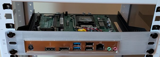 10 inch rack 1u thin Mini-ITX plate