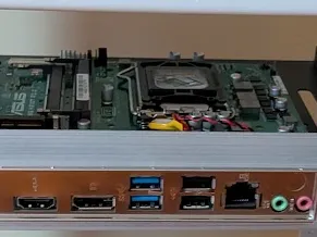 10 inch rack 1u thin Mini-ITX plate