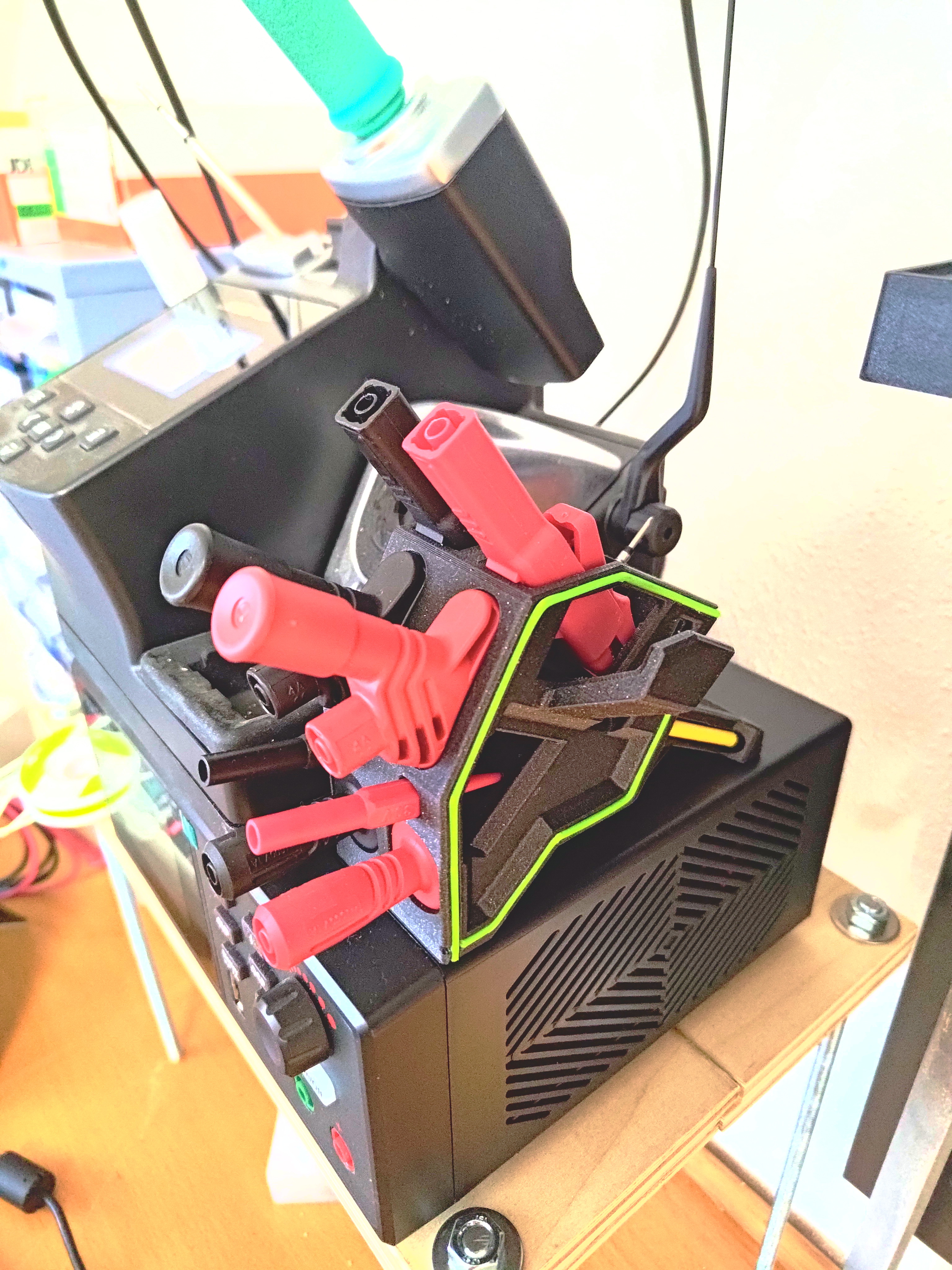 Multimeter accessory holder