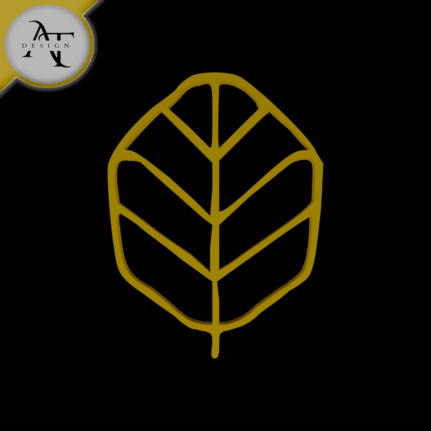Simple Leaf Symbol - 2D Art