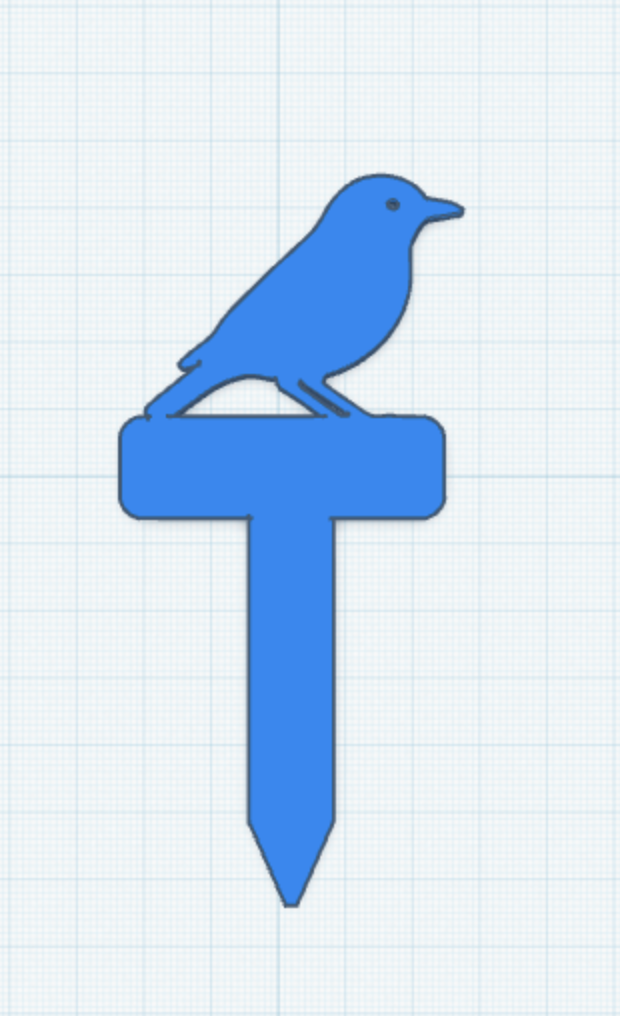 Bird Plant Marker