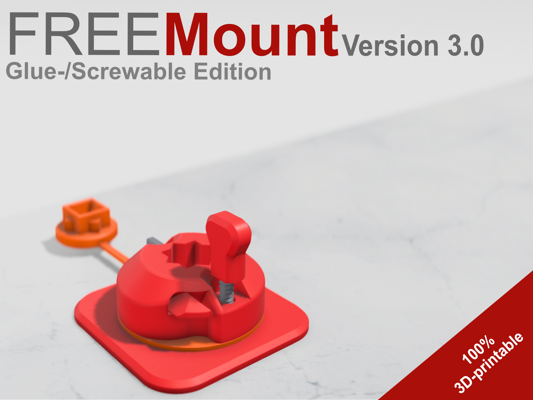 FREEMount Screwable Edition 100% printable
