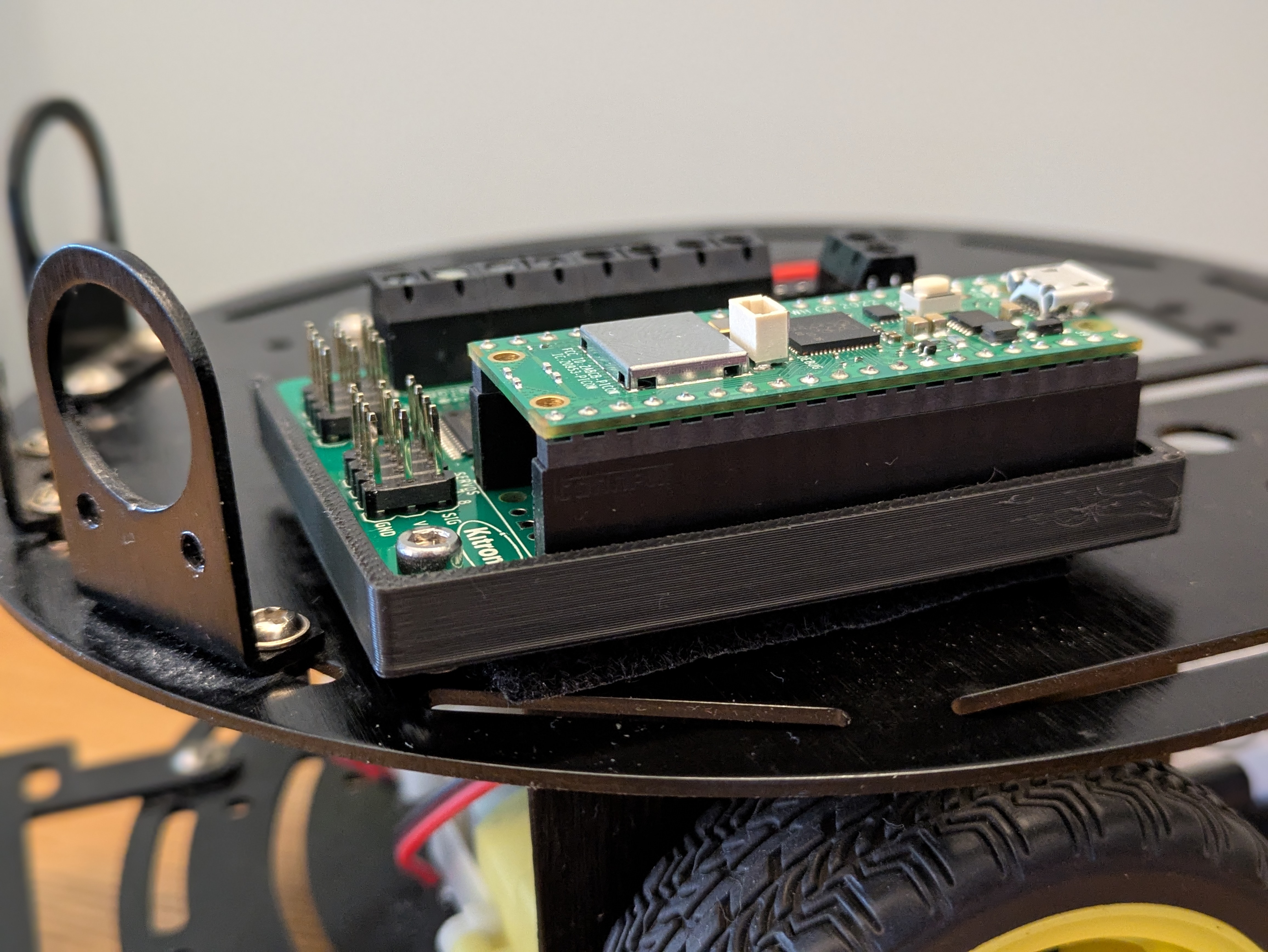 Kitronik Robotics Board for Pico - Mounting Sled
