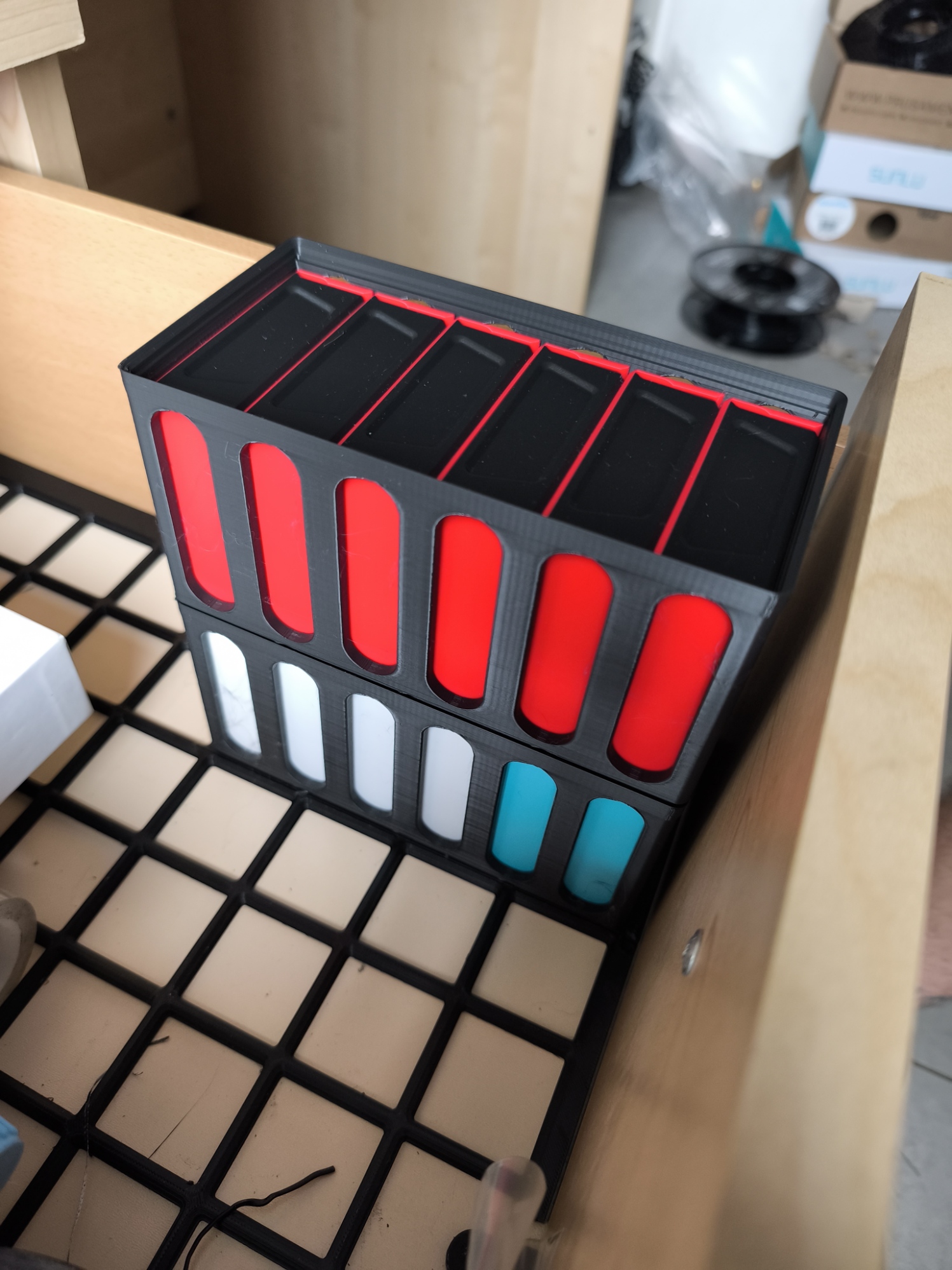 Miniatura 3 do modelo 3D Gridfinity Stackable Box for "Storage box for small parts"