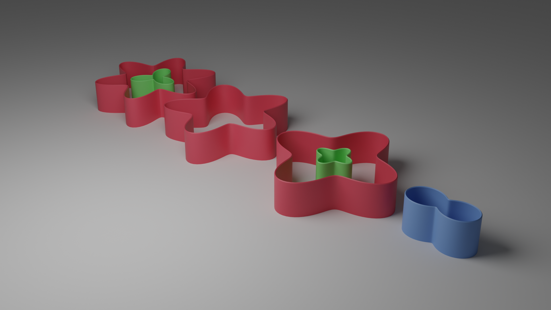 Geometric flower cookie cutters — miniatura 2