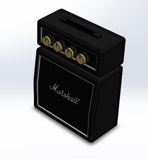 Marshall mini guitar amplifier — miniatura 3