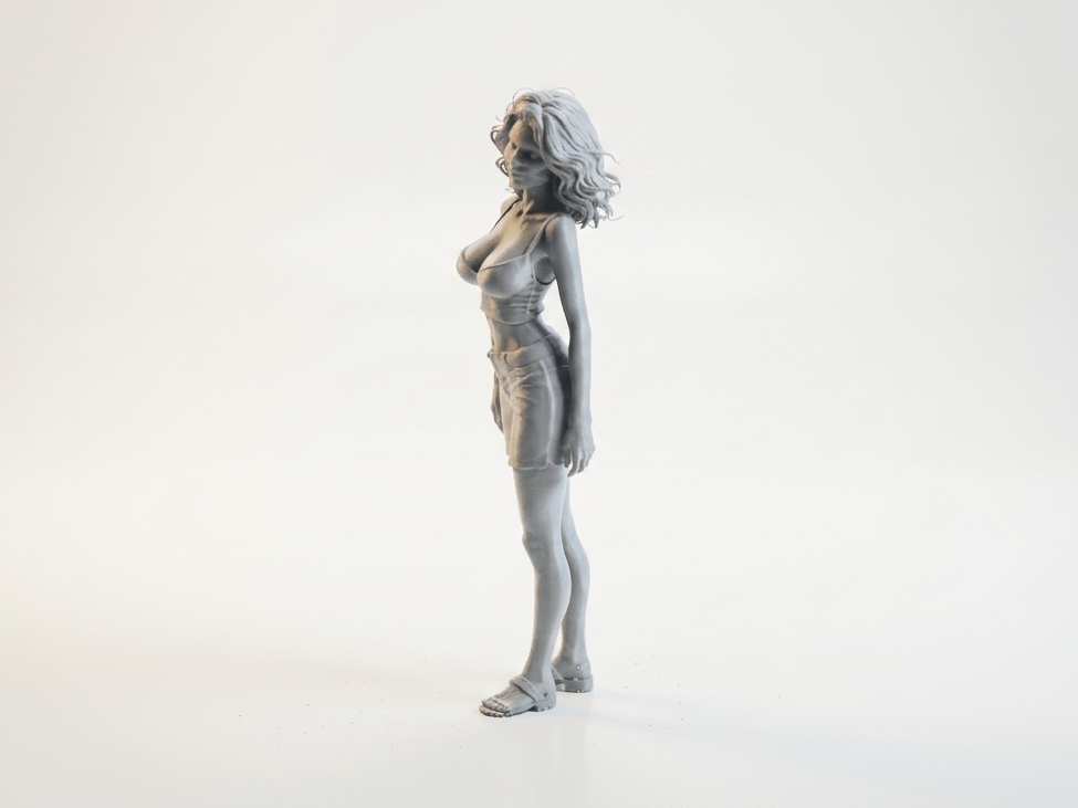 Female Figure Statue Collectible 3D Printable