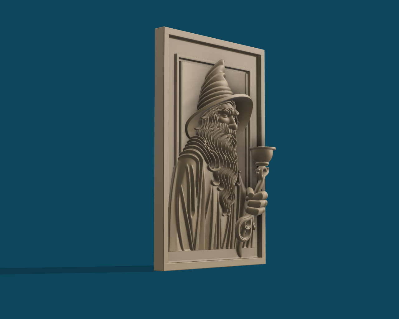 Wizard Wall Relief