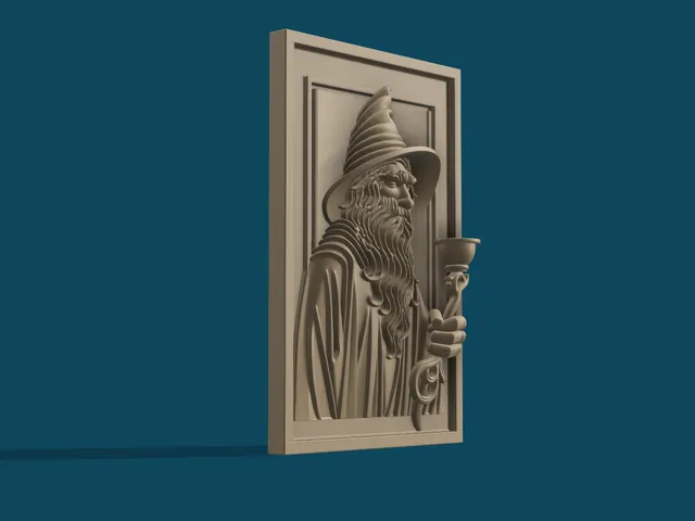 Wizard Wall Relief