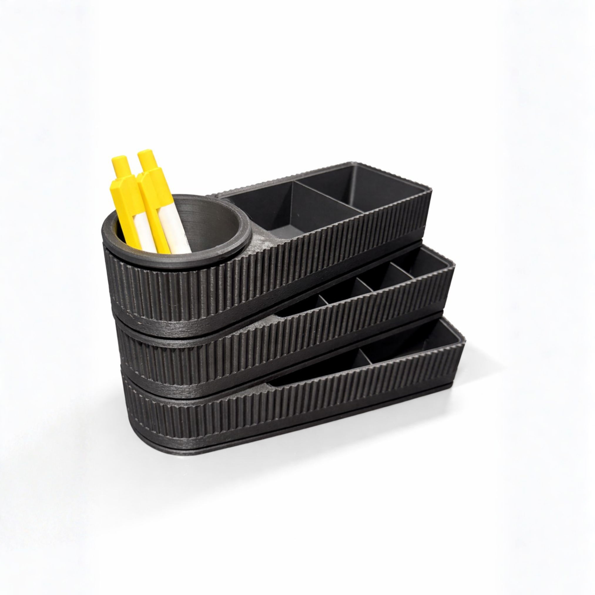 MODULAR MULTIPURPOSE ORGANIZER - ROTATING / MODERN ORGANIZER / DESKORGANIZER / TOOLBOX / CUSTOMIZE — miniatura 4