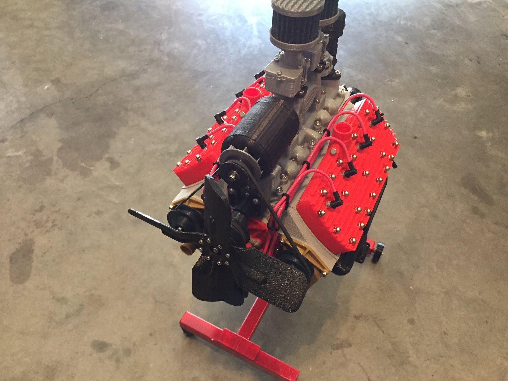 Miniatura 5 do modelo 3D Ford Flathead V8 Engine - Moving Model
