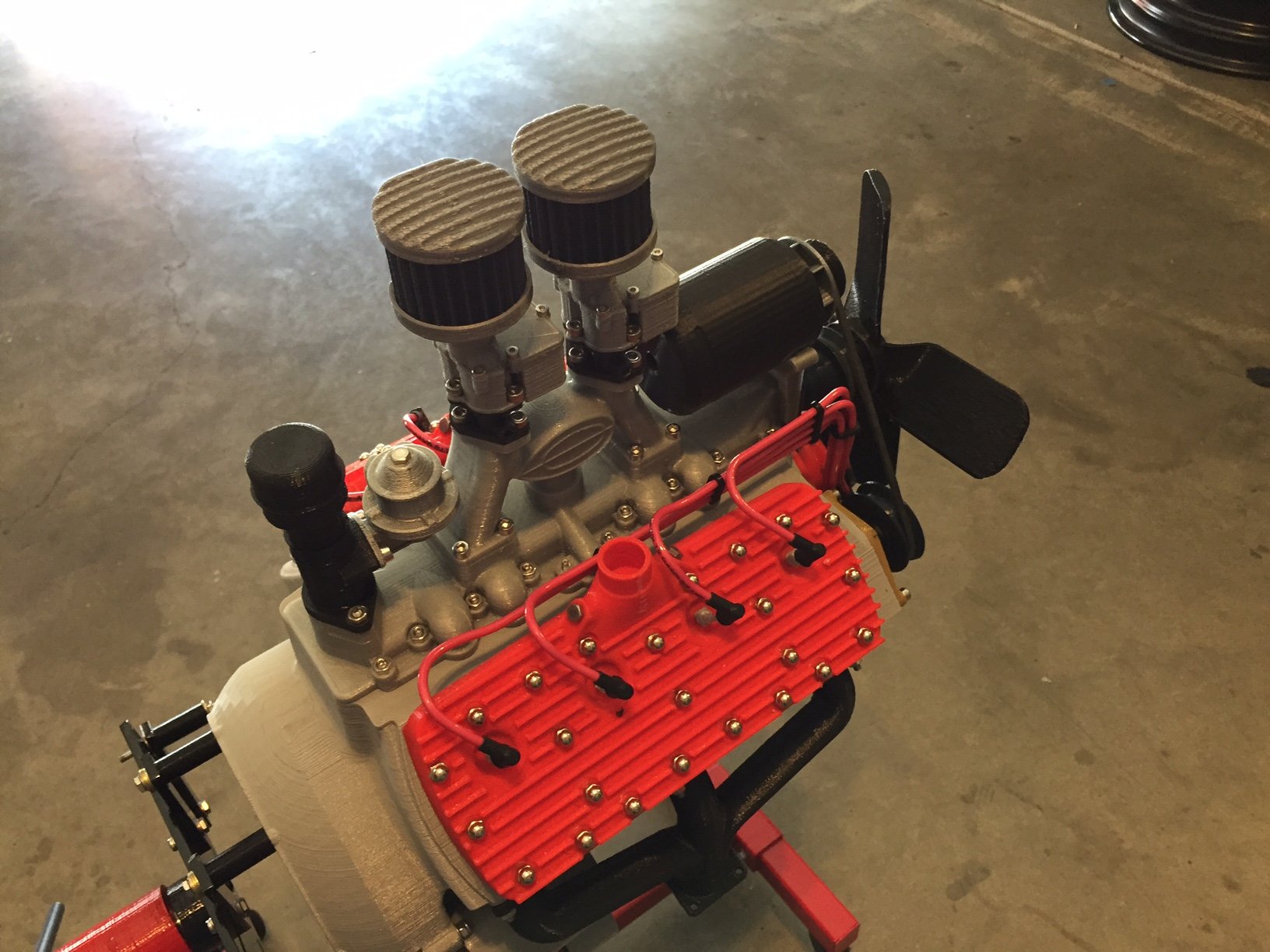 Miniatura 8 do modelo 3D Ford Flathead V8 Engine - Moving Model