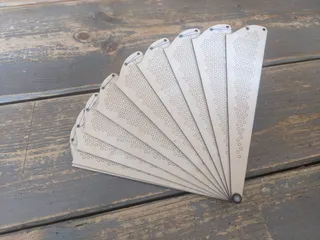 Hand Fan - Fächer (Laser cut) Wood