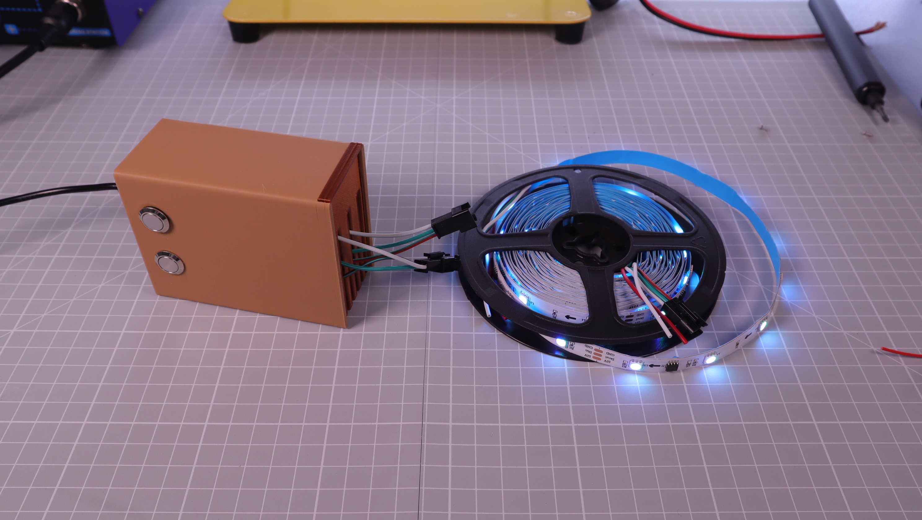 EPS32 board- protective case with switches