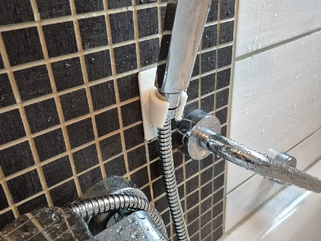 Adhesive Shower Head Holder - Thicker Base
