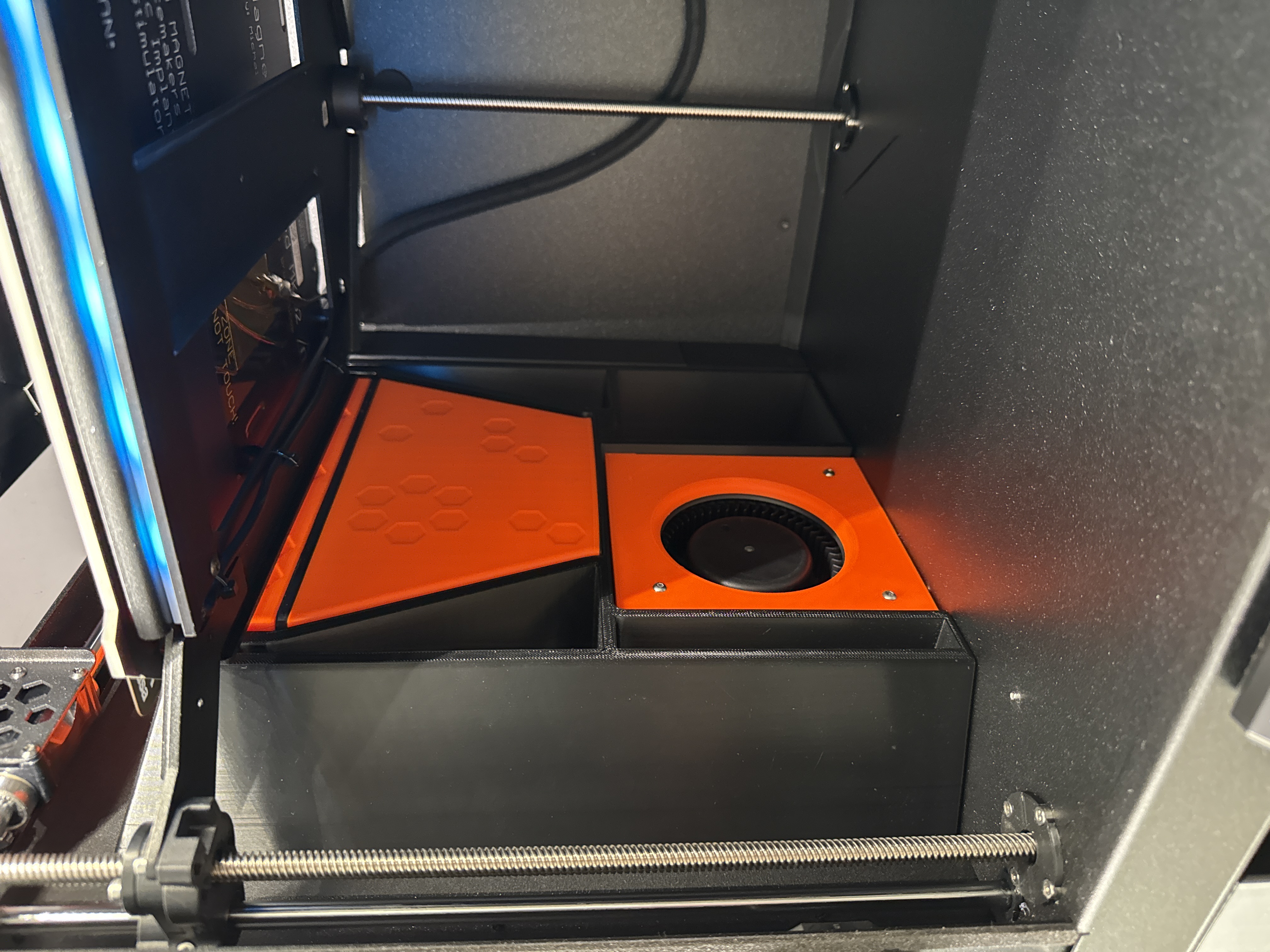 Hive Filter with Stock Prusa 12034 Blower fan