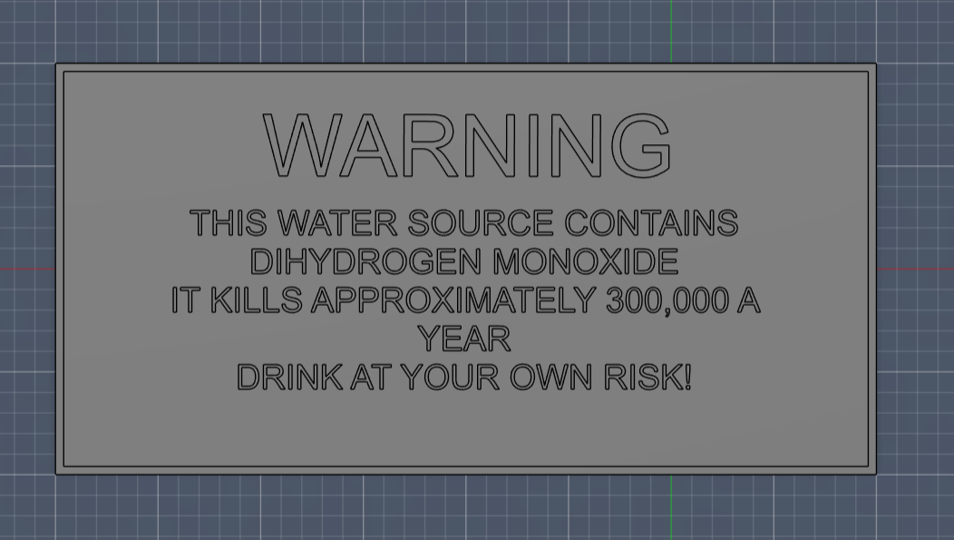 Fun Warning  Sign