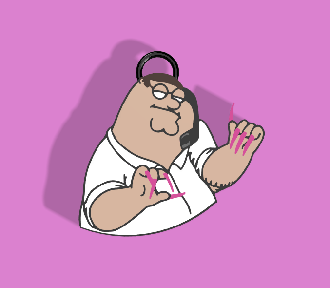 Peter Griffin Keychain