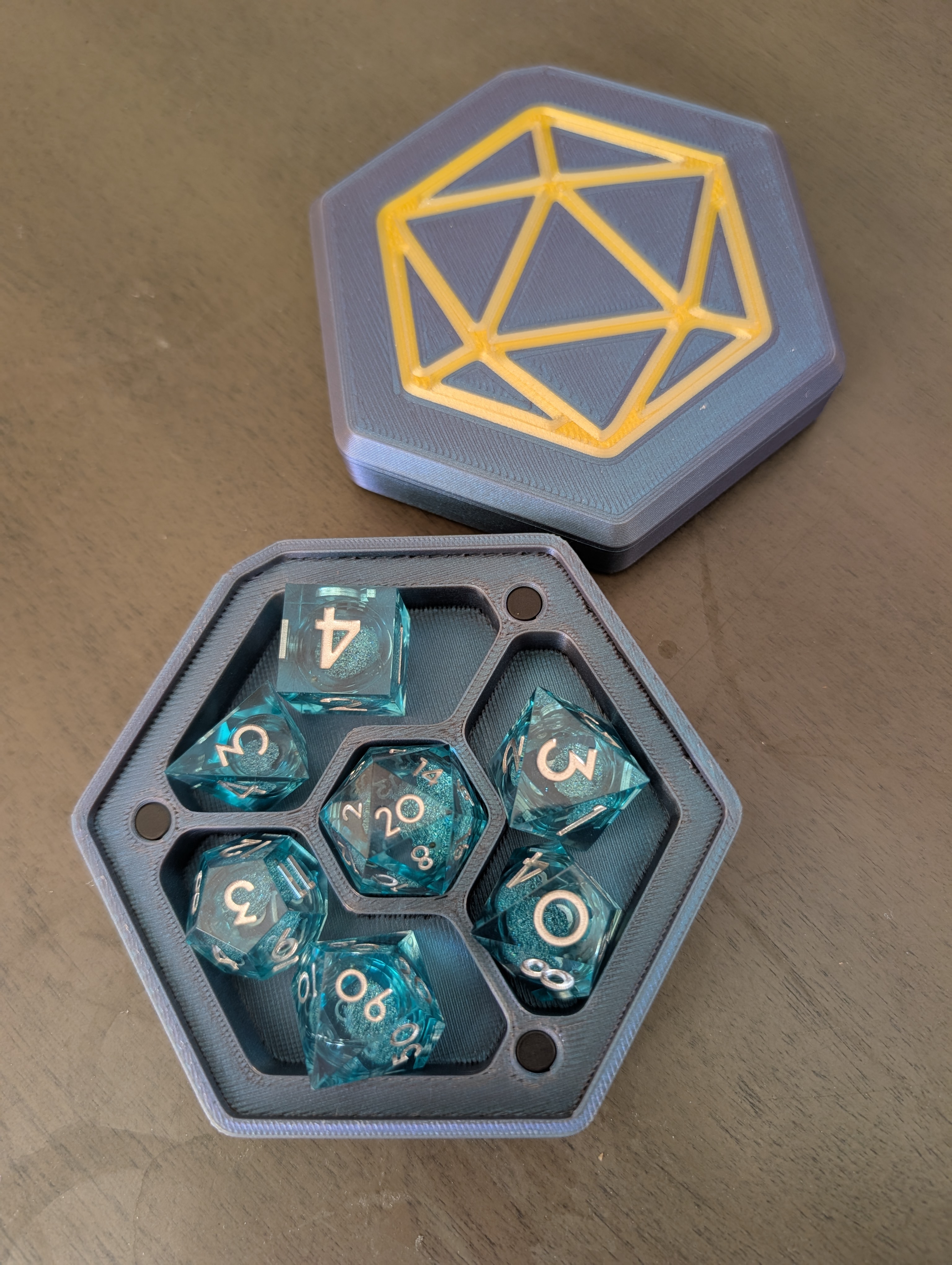 Hexagon Dice Vault