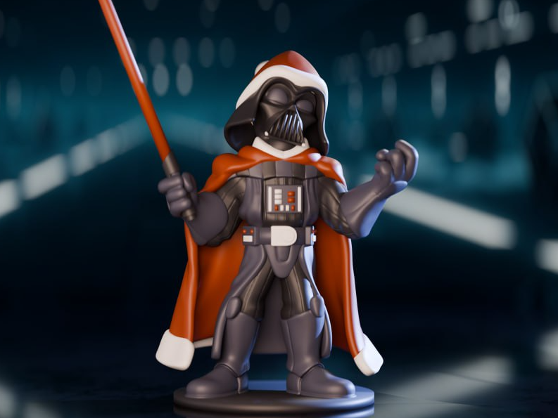 Santa Darth Vader Figurine