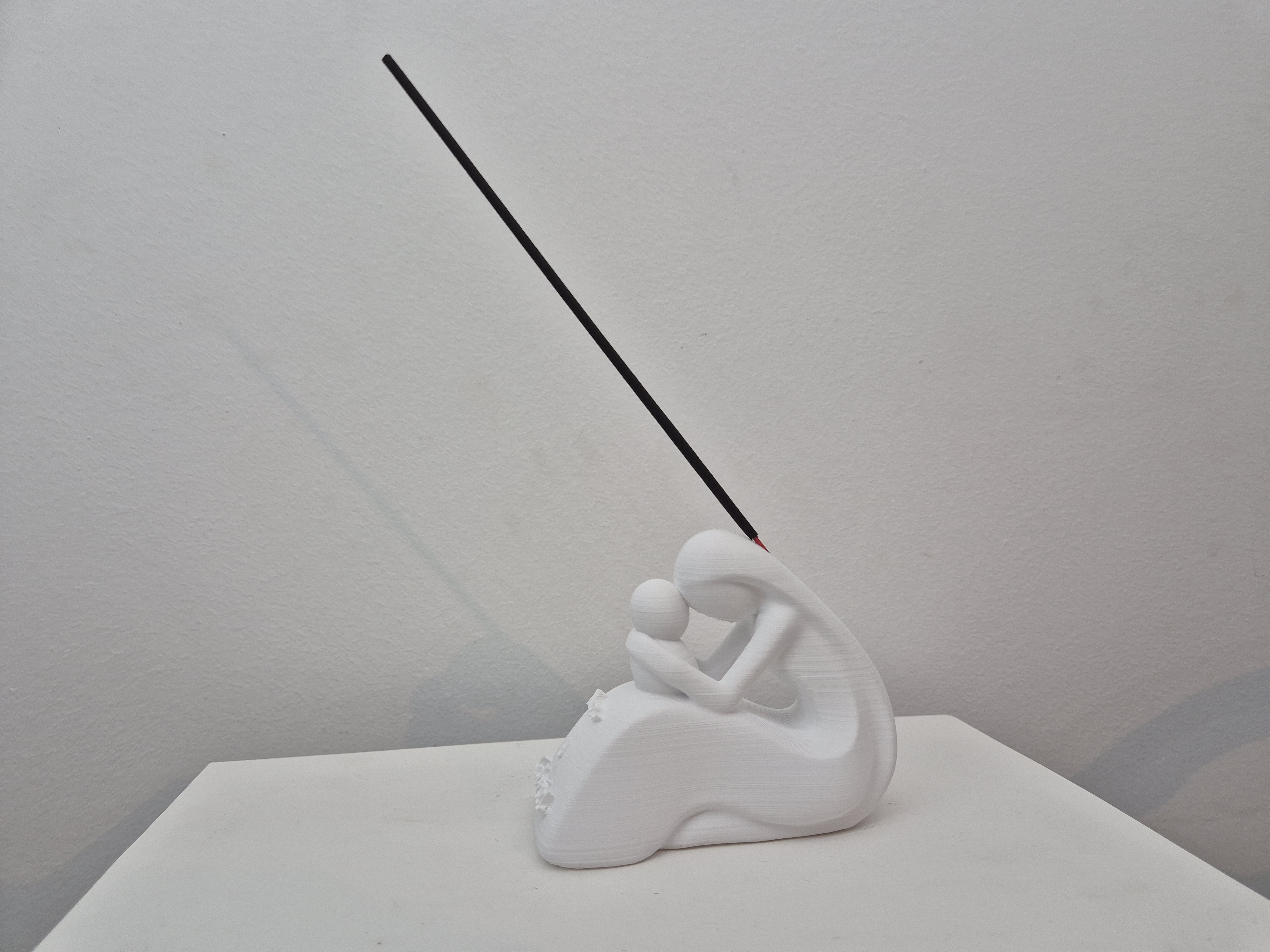 Portaincienso Figura Maternal Abrazando a un Niño — miniatura 2
