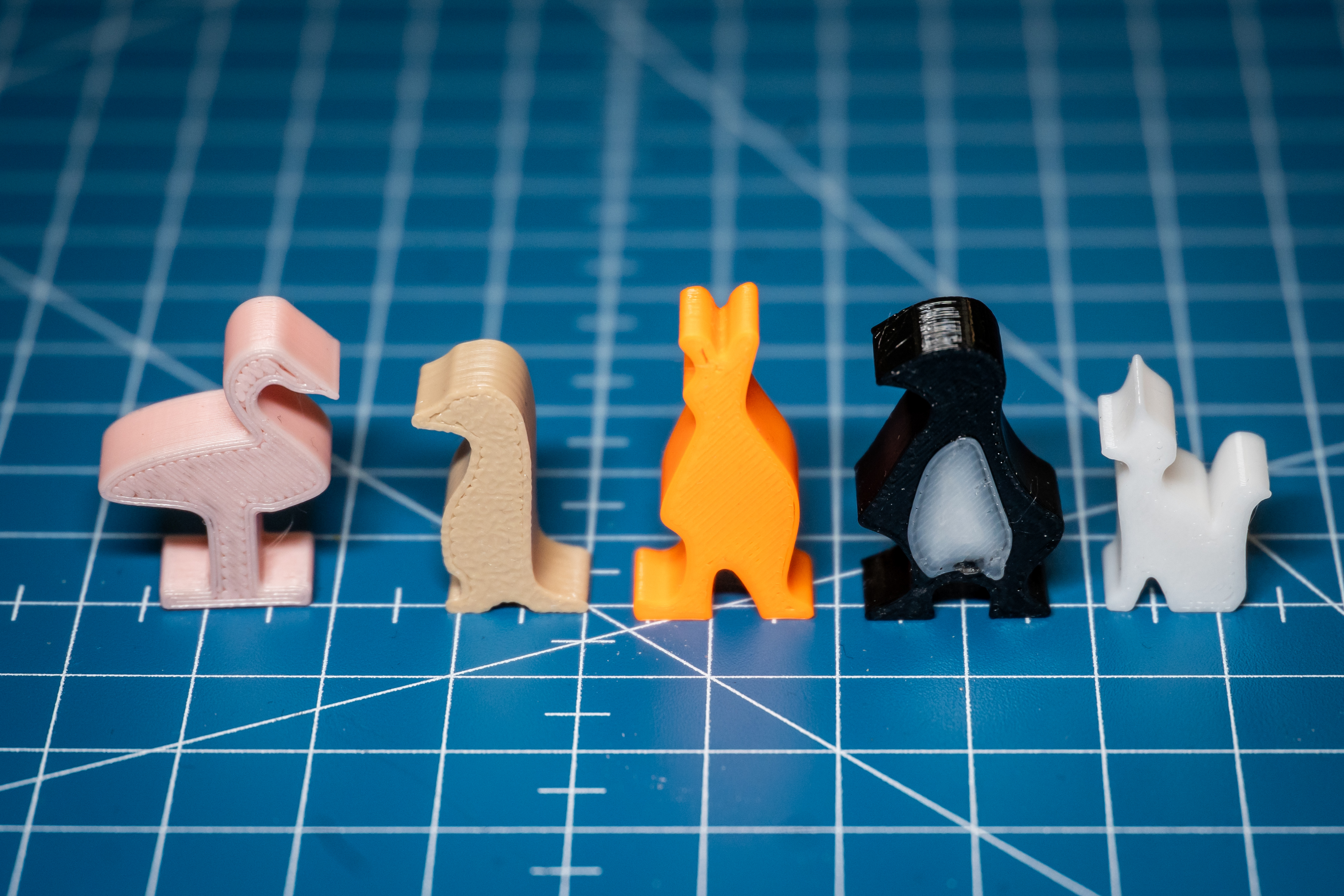 New York Zoo Boardgame Pieces Animals Tokens