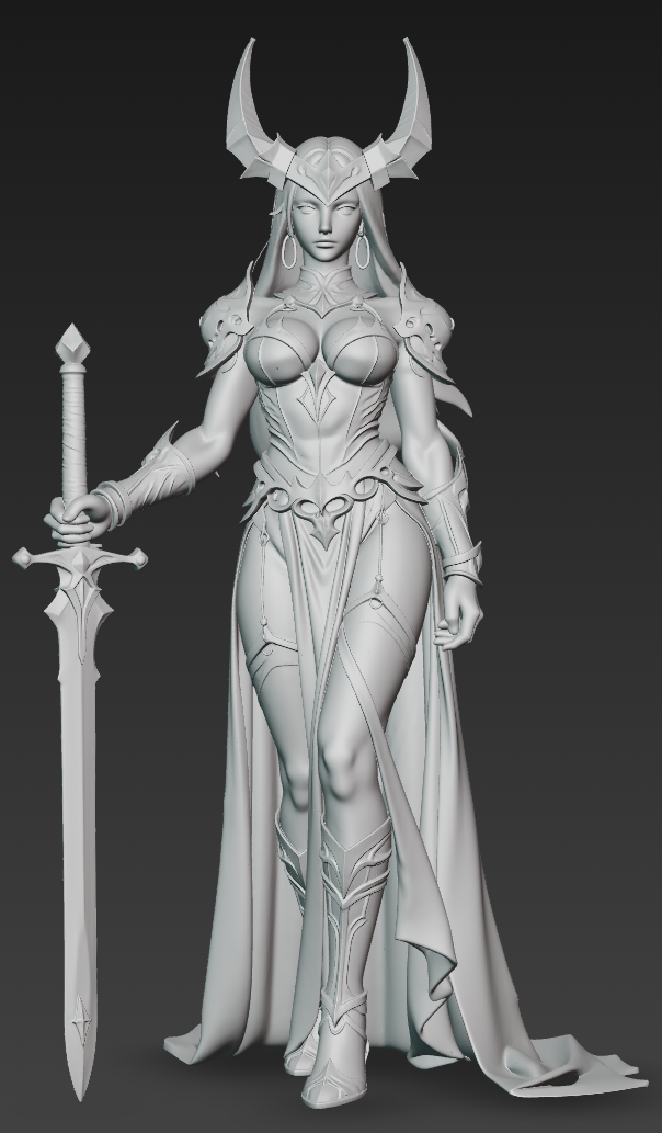 Miniatura 2 do modelo 3D Warrior Princess 3