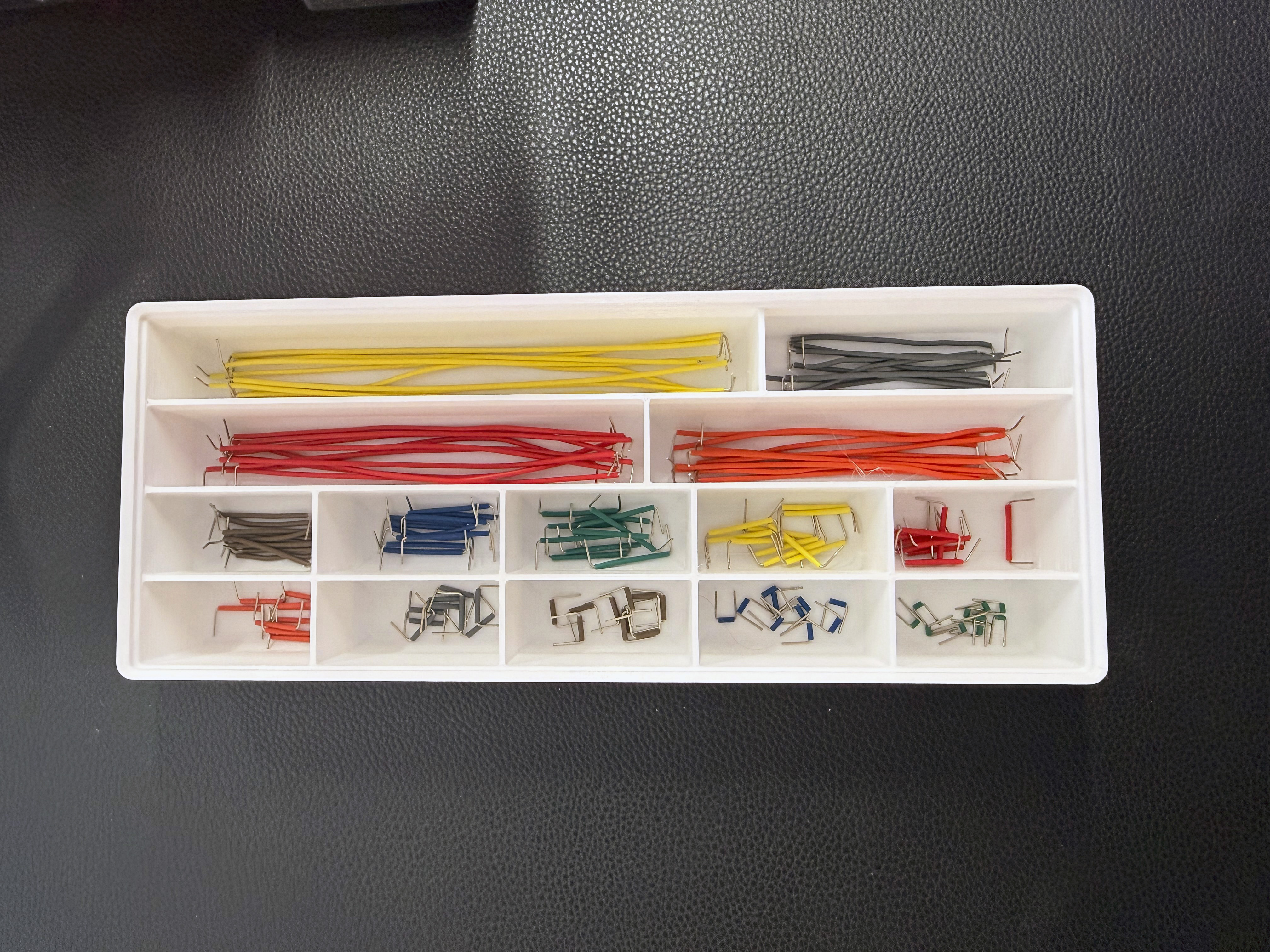 Gridfinity Jumper Wire (Rigid Pre-Bent) Organizer