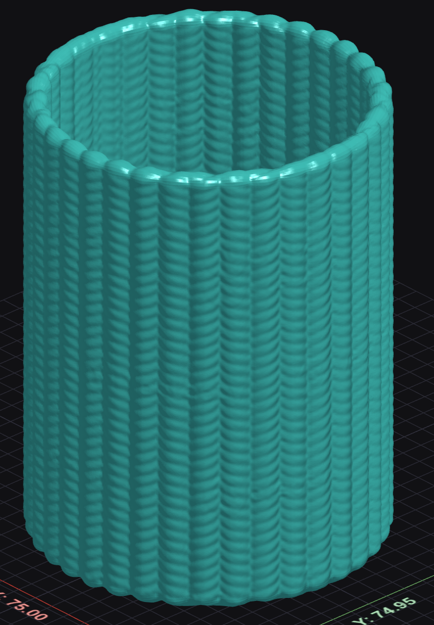 Knitted Pen/Pencil Holder