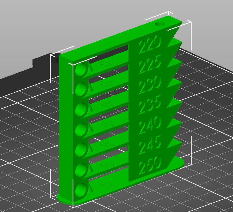 Temp Tower PETG Core One