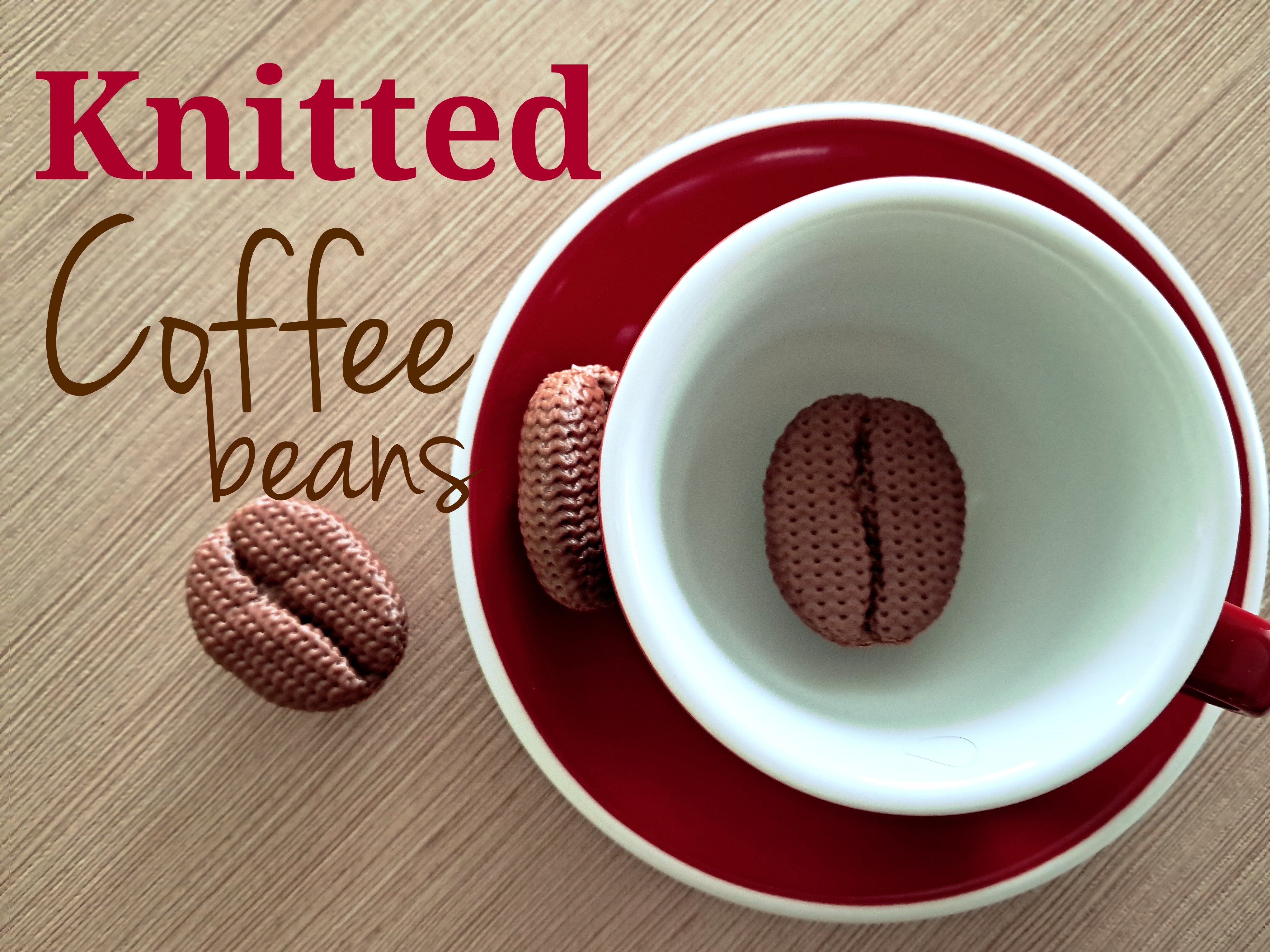 Knitted coffee beans