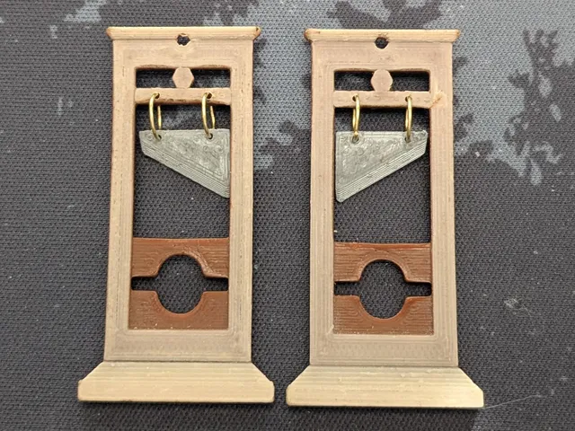 Guillotine earrings