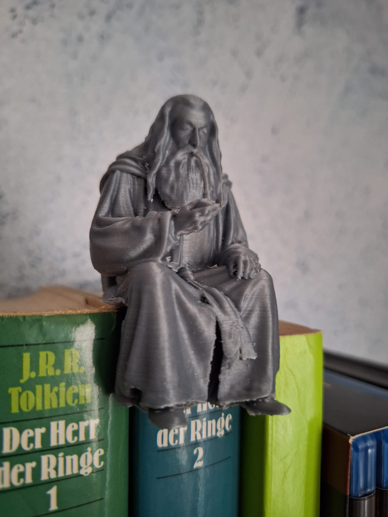 Wizard sitting with Pipe