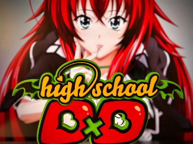 High School DxD 3D Sign - Single Color or Multi Color