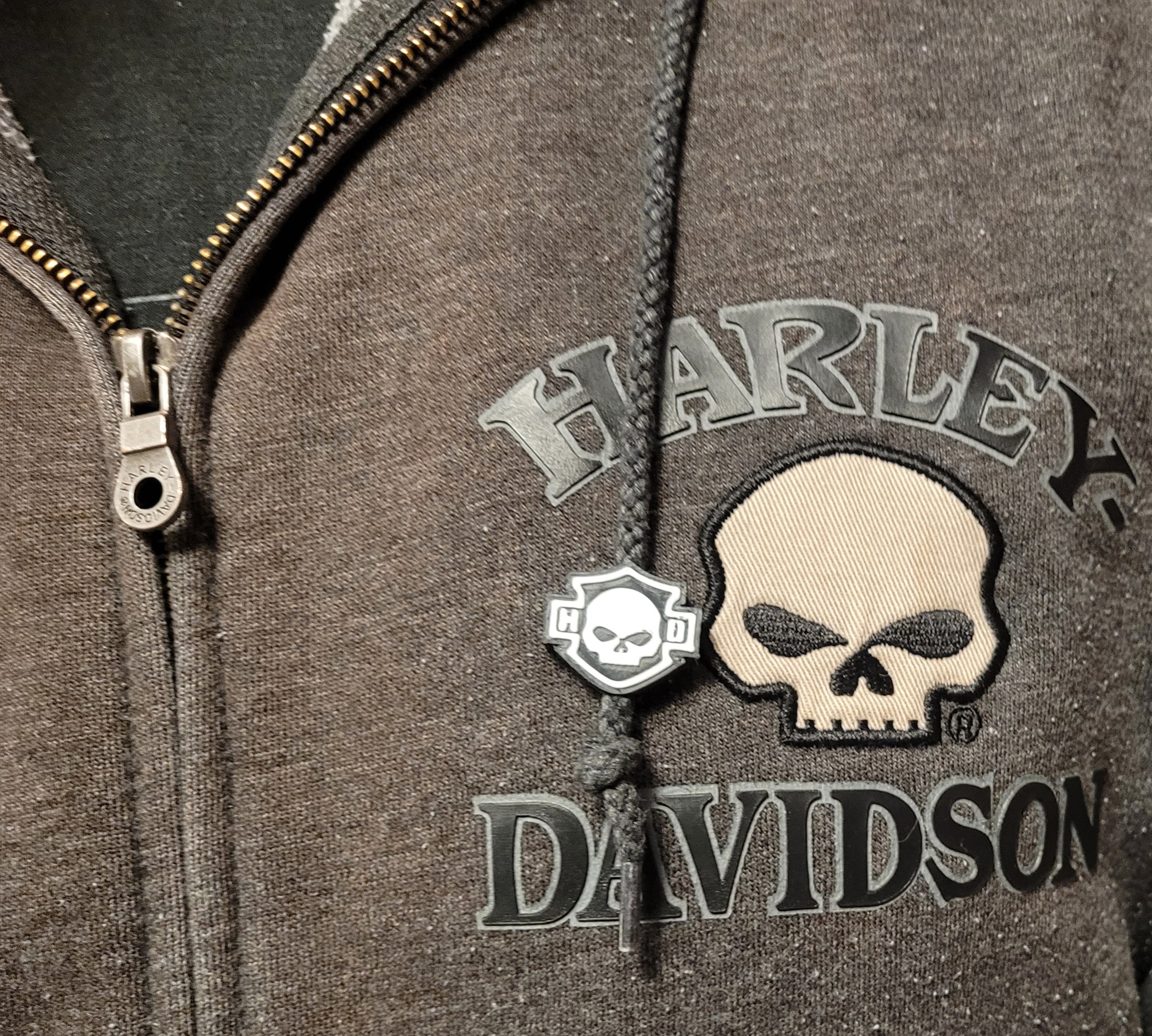 Harley Davidson Willie G hoodie string bead