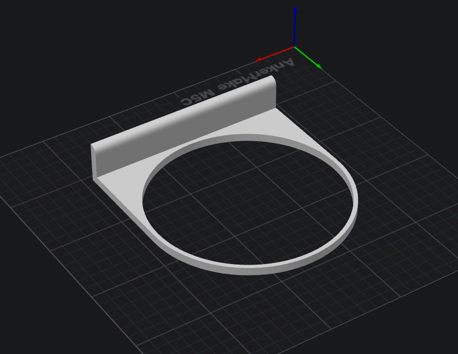 Size 1 Football Holder 3D model