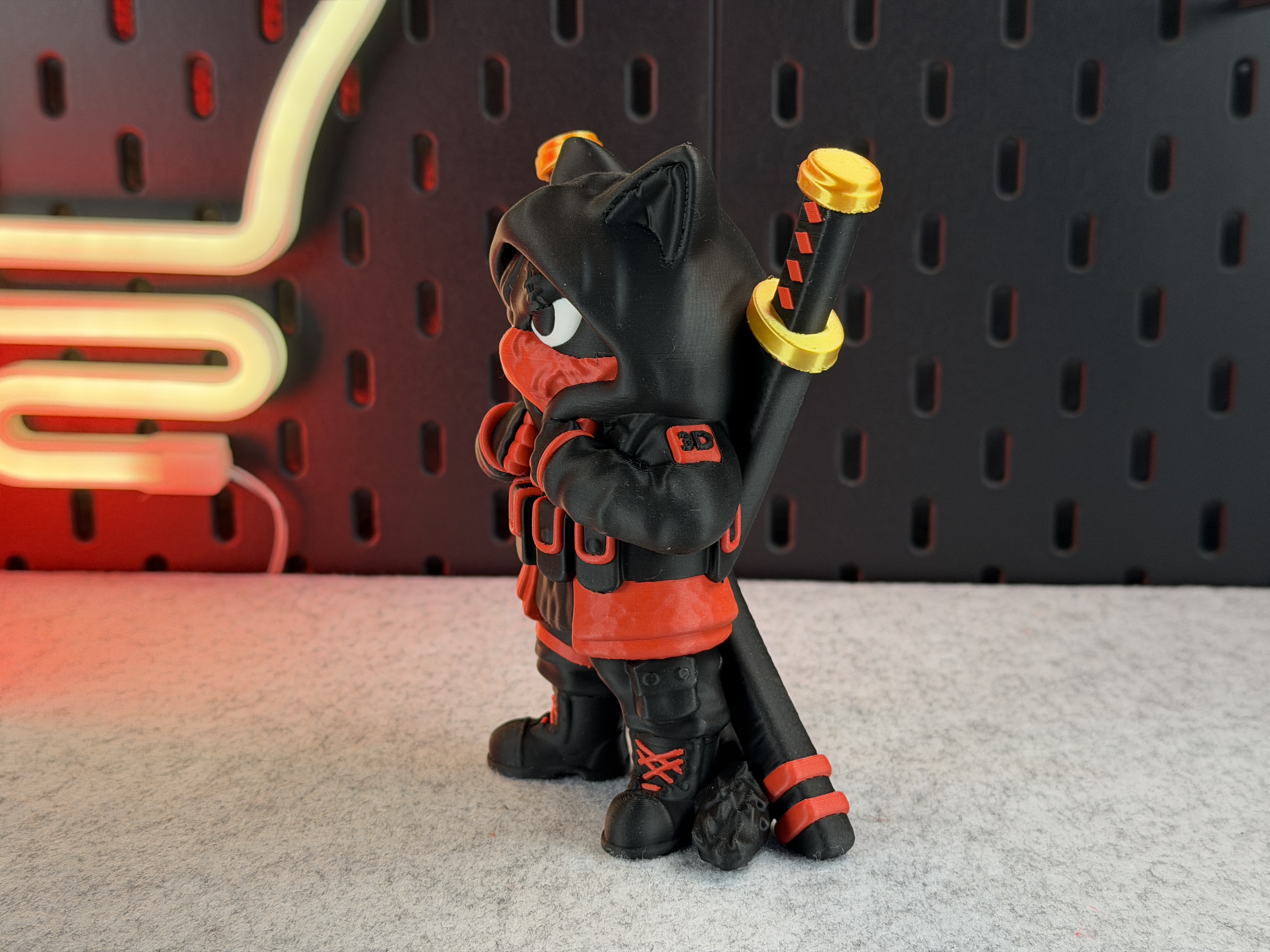 Miniatura 12 do modelo 3D Ninja Cat