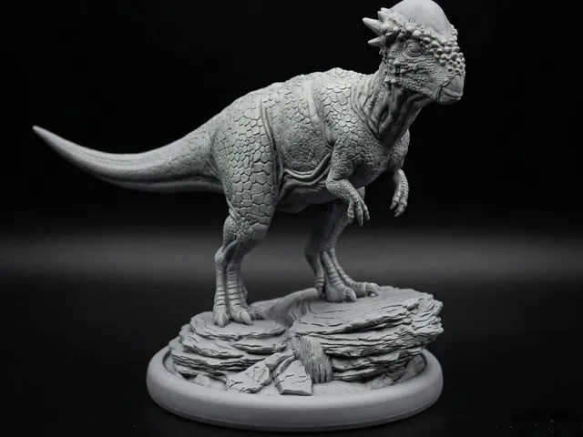 Pachycephalosaurus Statue