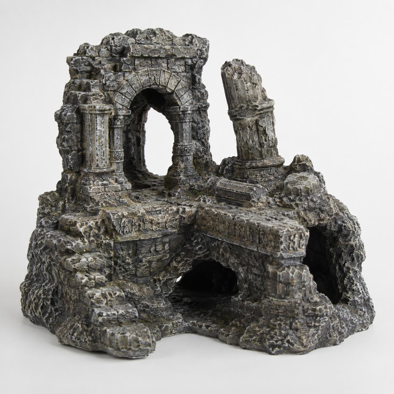 Antike Ruinen im Aquarium-Design / Ancient ruins in aquarium design