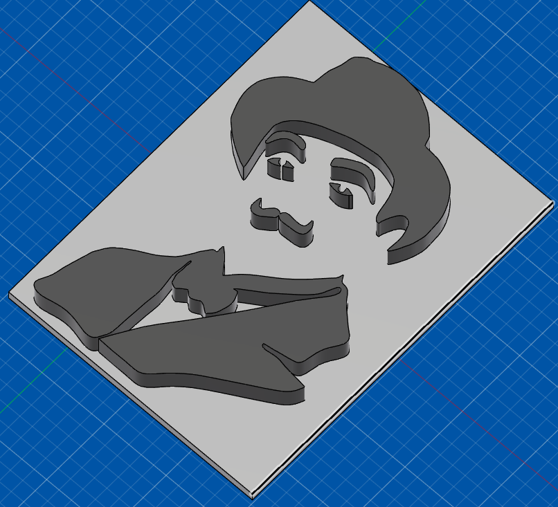 Hercule Poirot silhouette