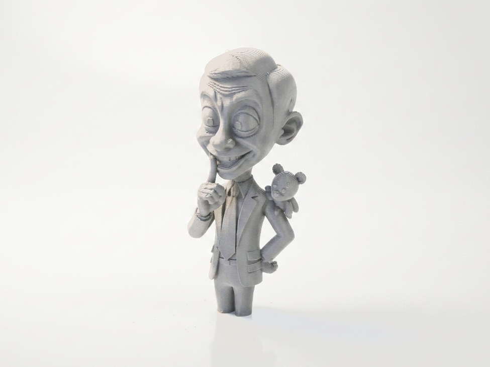 Mr Bean Bust Celebrity Figurine 3D Printable
