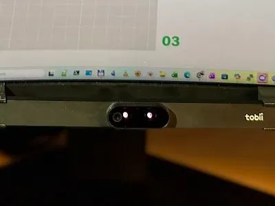 Tobii Eye Tracker 5 fixed mount for Samsung Odyssey G7 G75F 40 inch