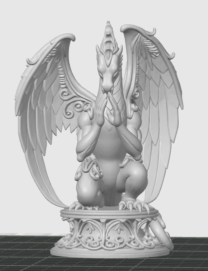 Praying Dragon Gargoyle — miniatura 6